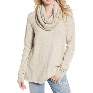 Free People FP BEACH two body cowl neck sweater S/M